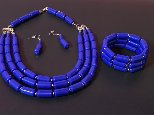 Colored  beaded necklaces