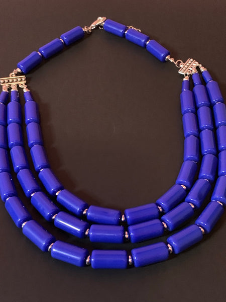 Colored  beaded necklaces