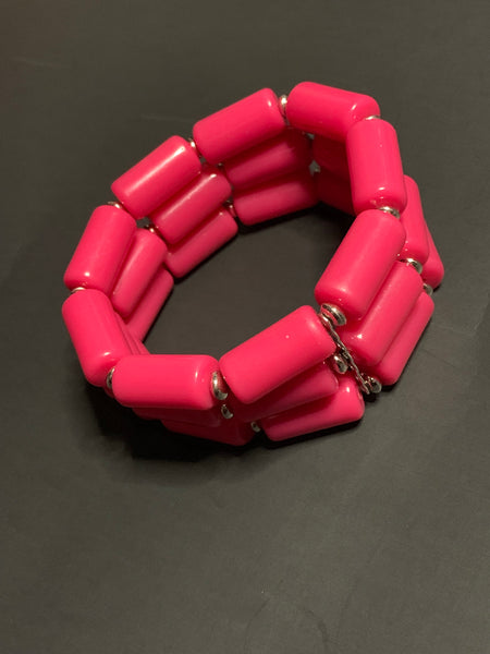 Colored  beaded necklaces