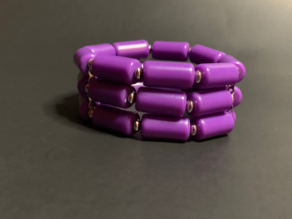 Colored  beaded necklaces