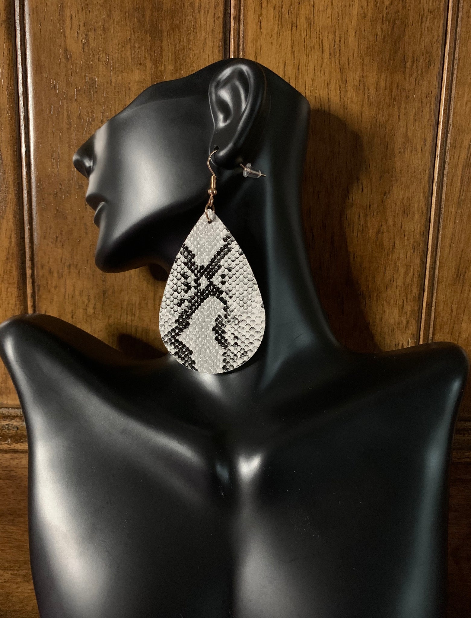 White Dangle Earrings