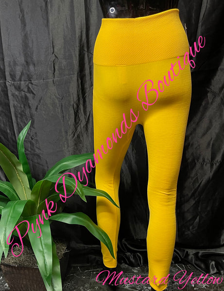 Yellow Plus Size Leggings