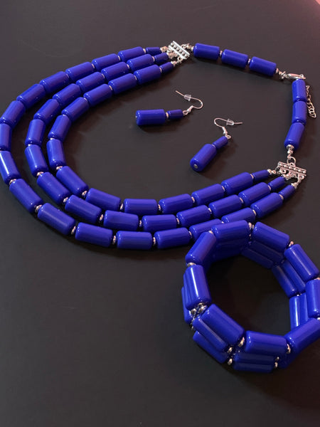 Colored  beaded necklaces