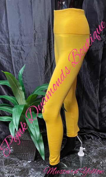 Yellow Plus Size Leggings